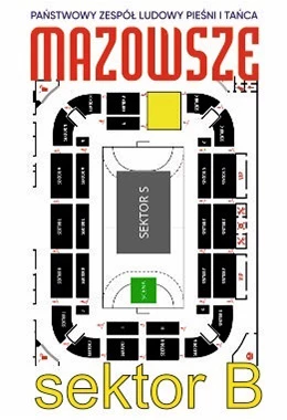 SEKTOR  B - Koncert MAZOWSZE "Kalejdoskop barw Polski"